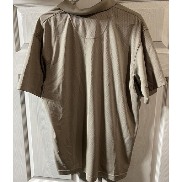 Columbia Omni Shade Polo Mens XL Tan Beige Button Up Golf Fishing - Picture 3 of 3